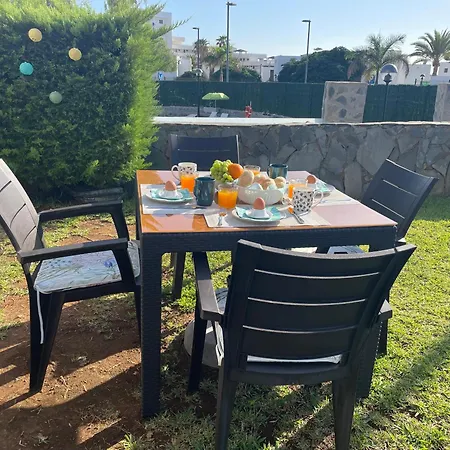 Apartamerica 471, Gartenwohnung, Pool, 150 M Zum Strand, Americas * Costa Adeje (Tenerife)