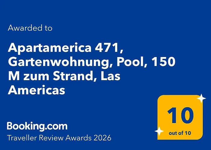Apartamerica 471, Gartenwohnung, Pool, 150 M Zum Strand, Americas Appartement